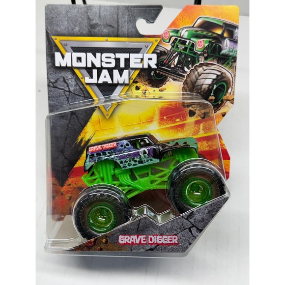 Monster Jam Other - Monster Jam Grave Digger 1:64 Scale Die-Cast Truck Series 01 Spin Master New
